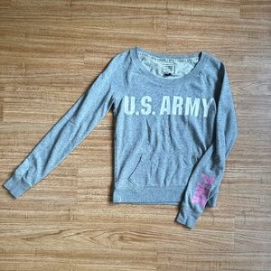 Victoria secret army sweatshirt